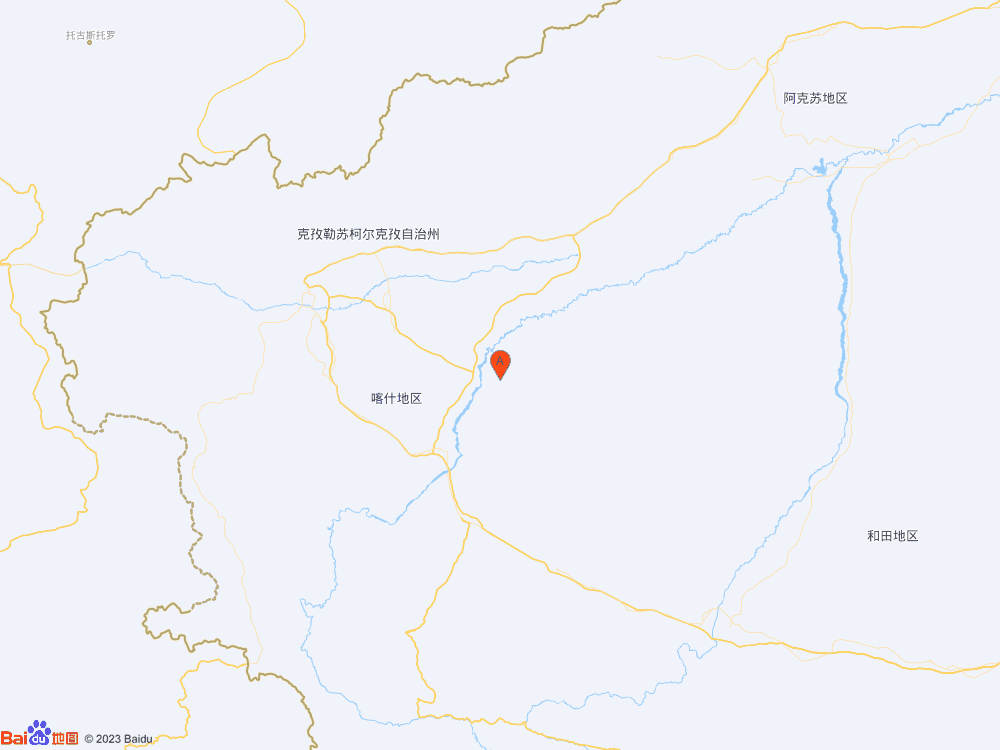 新疆喀什地區麥蓋提縣發生3.2級地震