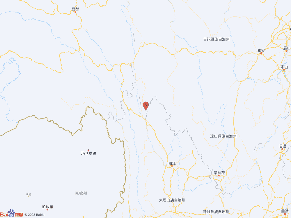 四川甘孜州得榮縣發生3.0級地震