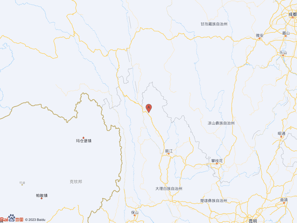 云南迪慶州香格里拉市發(fā)生3.3級(jí)地震