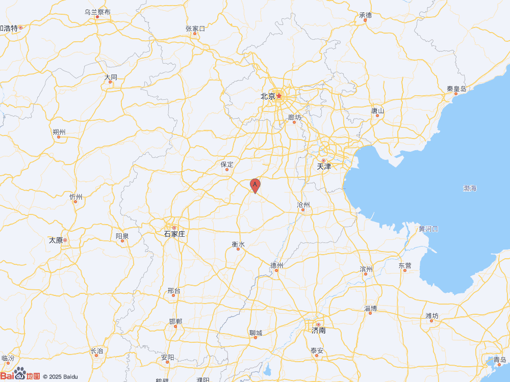河北滄州市任丘市發生3.4級地震