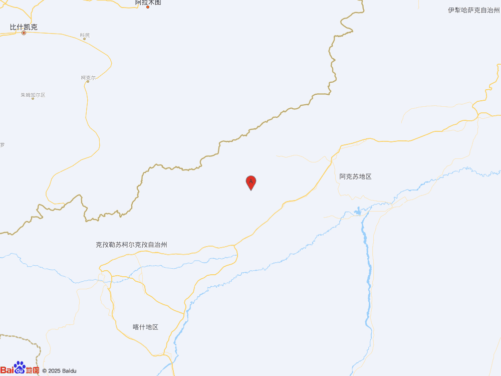 新疆阿克蘇地區柯坪縣發生3.2級地震