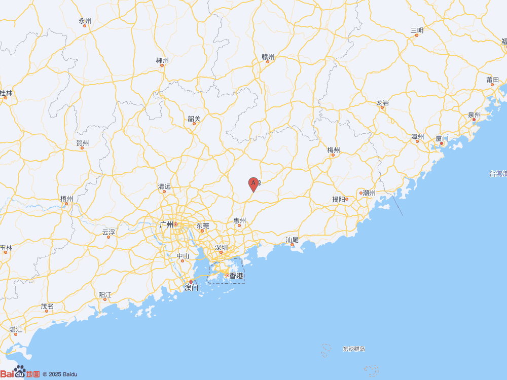 廣東河源市源城區(qū)發(fā)生3.0級地震