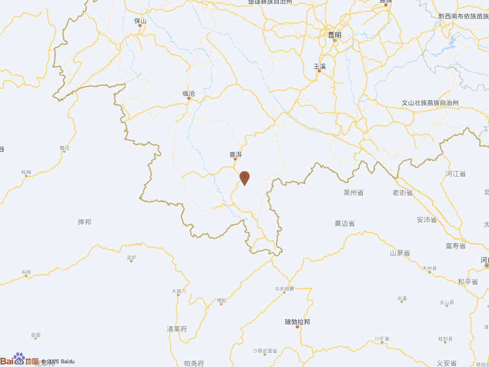 云南西雙版納州景洪市發生3.6級地震